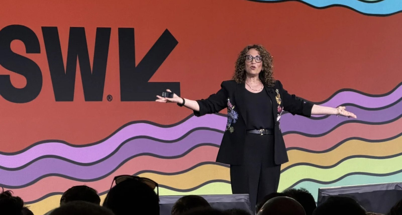 Foto da Amy Webb na SXSW 2026.